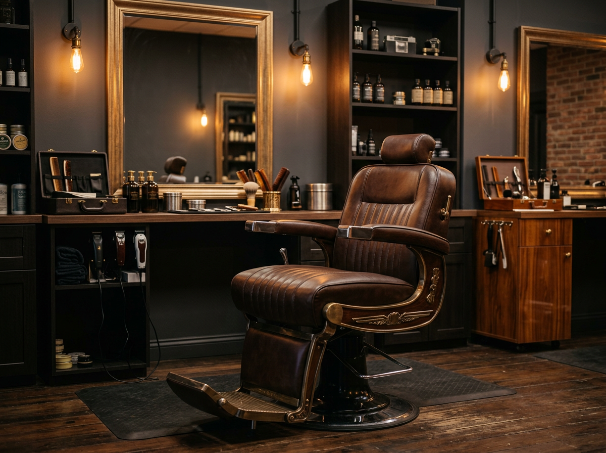 Kosmetikbehandlung im Friseursalon